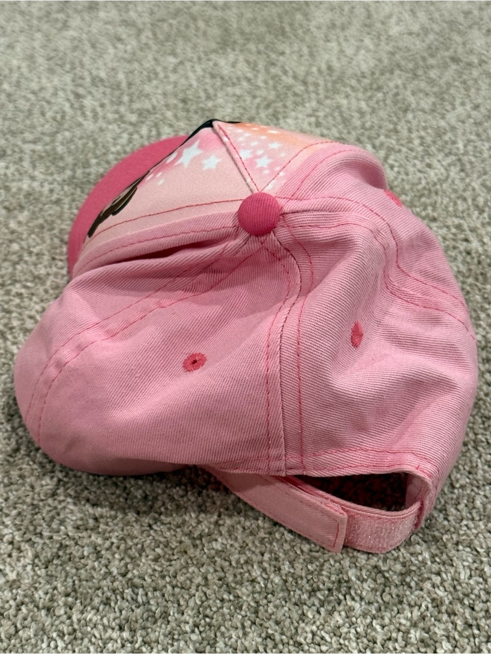 Pink Disney Princess Girls' Baseball Cap - Picture 2 of 3